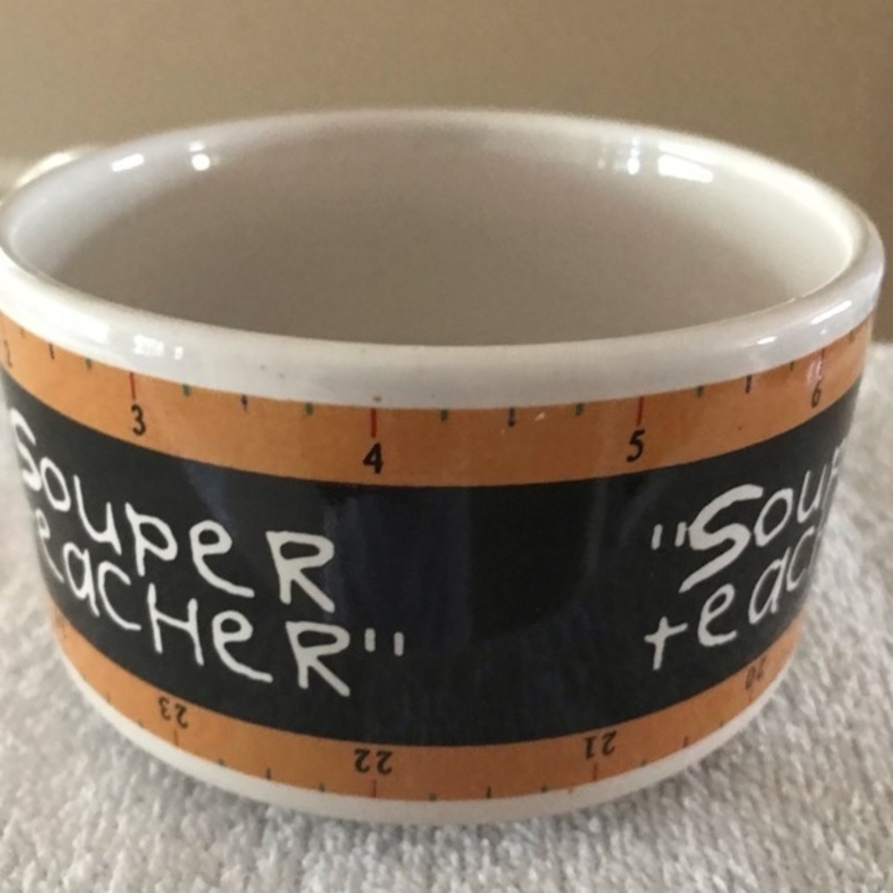 Souper Teacher" Soup Mug- 8 ounce - Picture 3 of 9